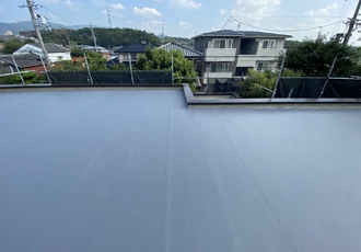 スケルトンリフォームで屋上