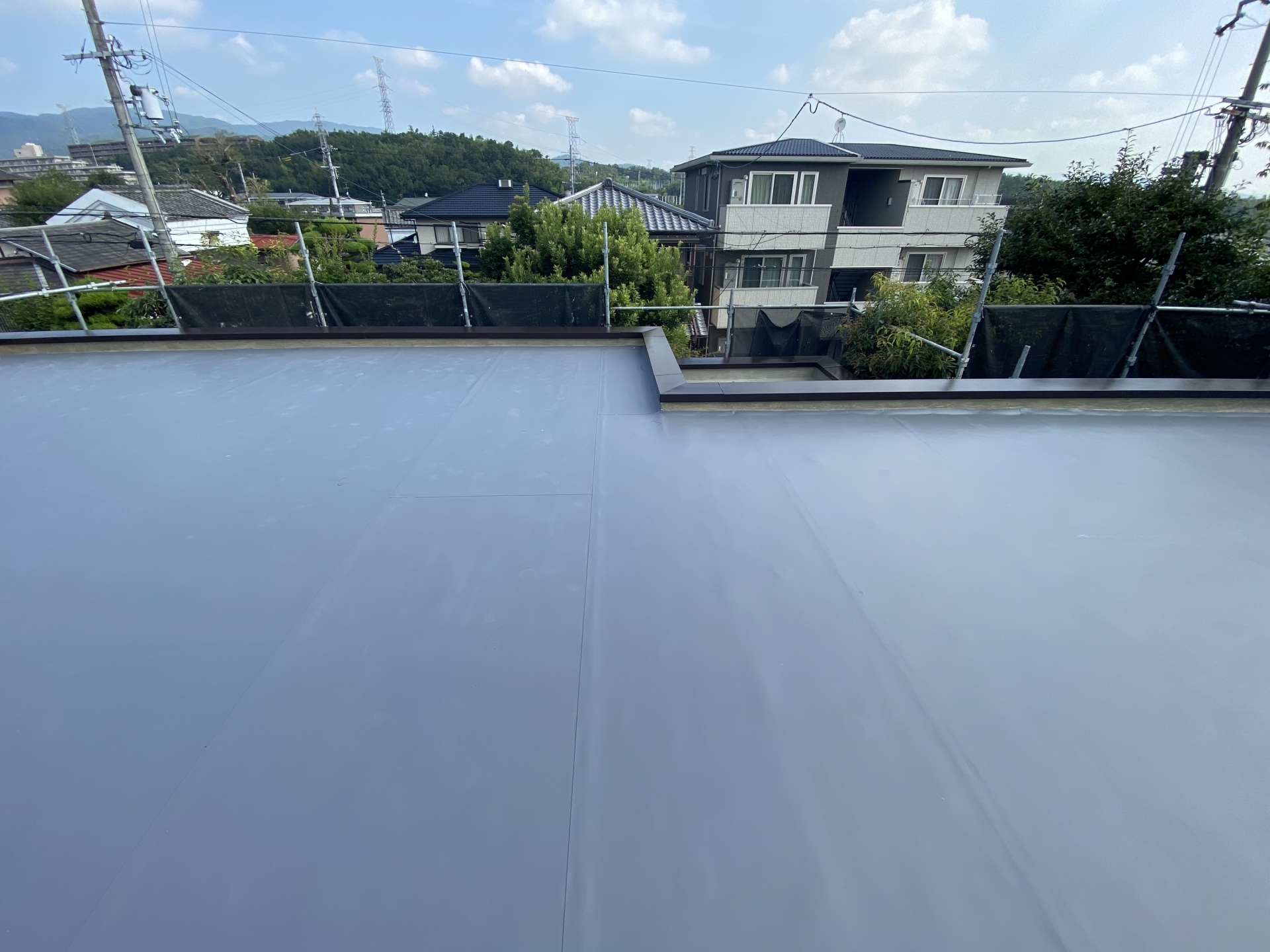 スケルトンリフォームで屋上