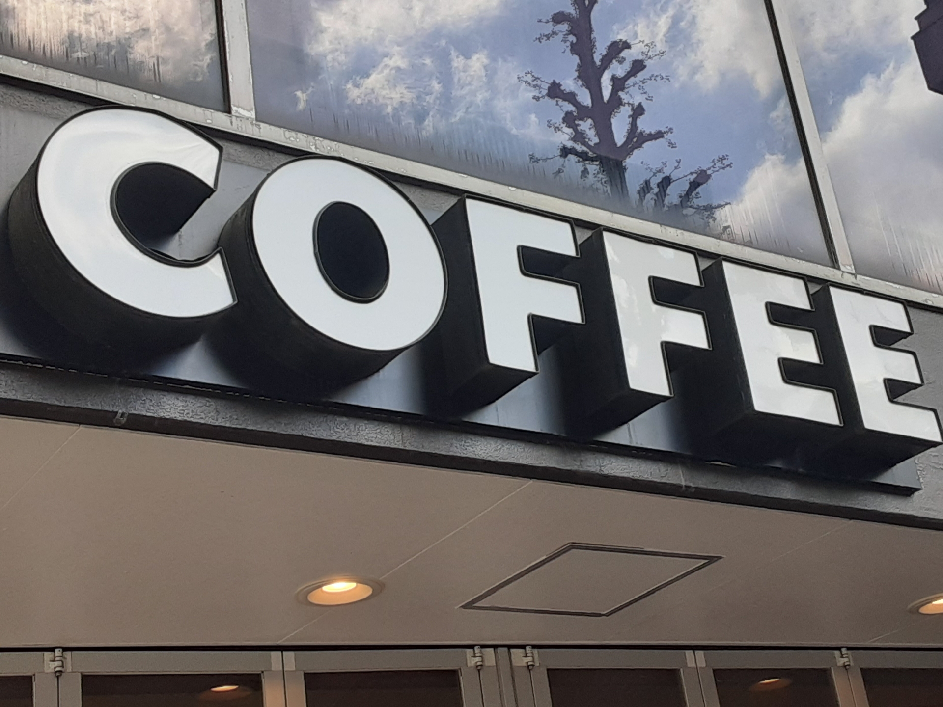 カフェの看板