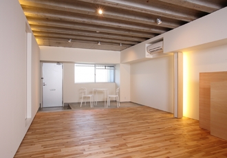 間仕切りを撤去したマンション